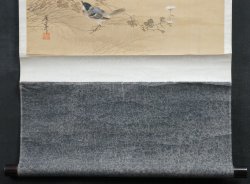 Japan scroll bird 1900