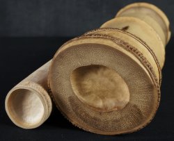 Ikebana bamboo vase 1980