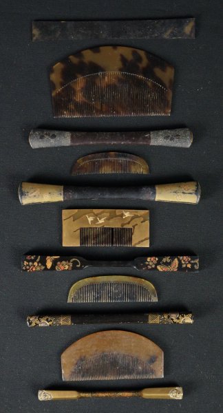 Antique Kanzashi Geisha hair 1880
