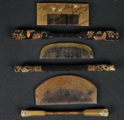 Antique Kanzashi Geisha hair 1880