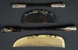 Japan Hair pins combs 1900