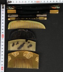 Japan Hair pins combs 1900