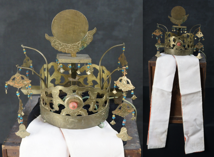 Shinto maiden head crown 1880