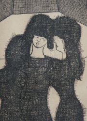 Yoshiko Noma acquaforte 1960s