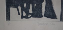 Yoshiko Noma acquaforte 1960s