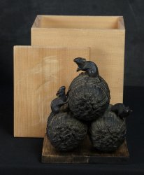 Nezumi mouse bronze 1900