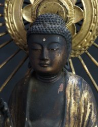 Antique Amida Nyorai Buddha 1800