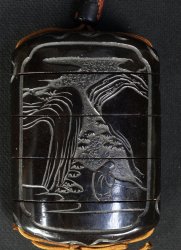 Inro antique lacquer 1800