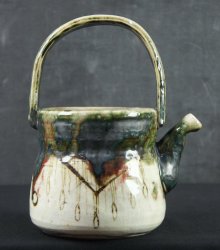 Oribe teapot kiln 1950
