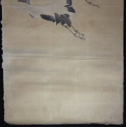 Tsuru birds Fusuma 1900