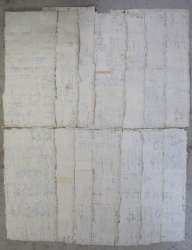 Washi paper manuscript 1800