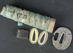 Katana dragon Tsuba 1800