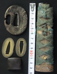 Katana dragon Tsuba 1800