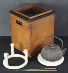 Hibachi tea making 1930