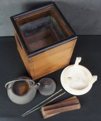 Hibachi tea making 1930