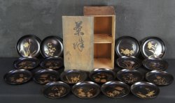 Wajima floral plate 1916