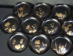 Wajima floral plate 1916