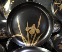 Wajima floral plate 1916