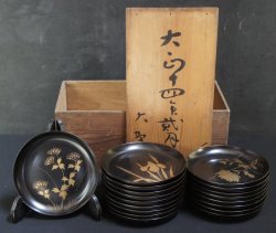 Wajima floral plate 1916
