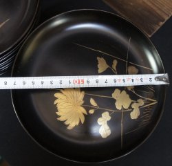 Wajima floral plate 1916