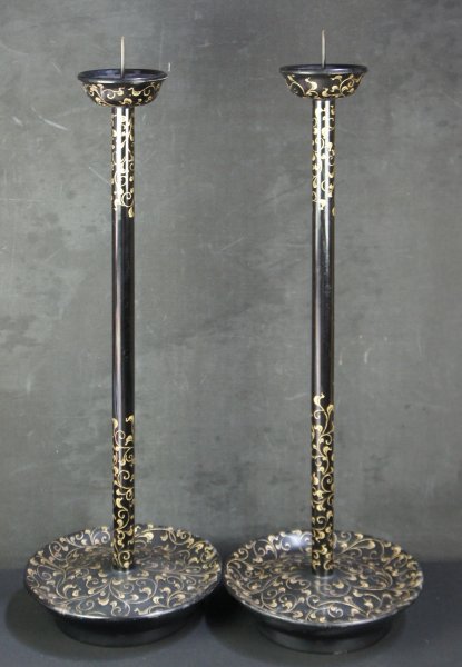 Wajima candle stand 1900