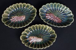 Oribe plate 1900Kiln