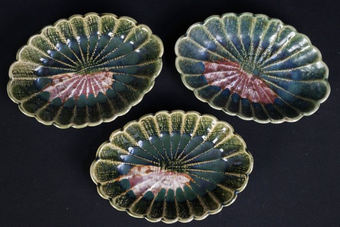 Oribe plate 1900Kiln
