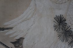 Tsuru bird by Matsu tree 1860