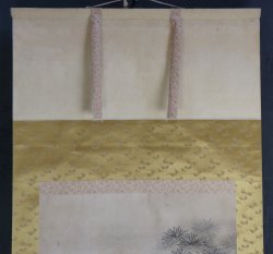 Tsuru bird by Matsu tree 1860