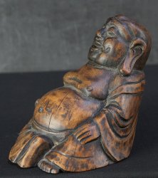 Bamboo Hotei deity 1920