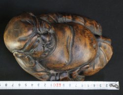 Bamboo Hotei deity 1920