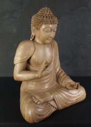 Buddha sculpture temple 1970