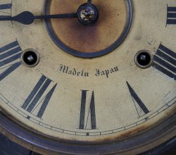 Japan pendulum clock 1900