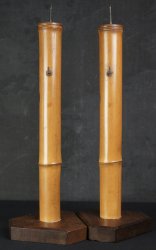 Shokudai bamboo lamp 1900