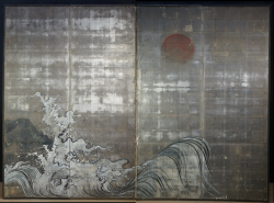 Zen art rising sun 1800