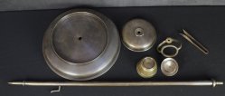 Full bronze antique Shokudai 1800