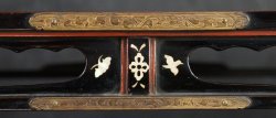 Fine lacquer stand Nurimono 1900