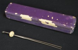 Bronze pin Hair 1900