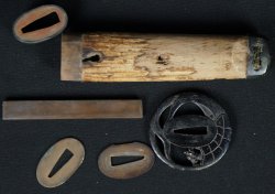 Katana Tsuba handle 1800