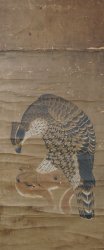 Washi eagle and fox 1700