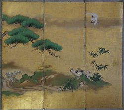 Ryusetsu gold painting 1700