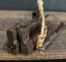 Lock Edo iron 1800