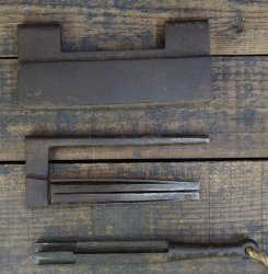 Edo lock iron 1800 craft D