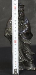 Jurojin bronze 1880 Meiji