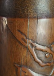 Bamboo carving 1900 Suzume