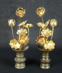 Lotus altar sculpture 1980