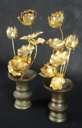Lotus altar sculpture 1980