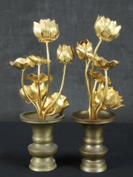 Lotus altar sculpture 1980