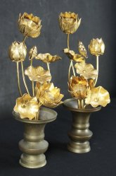 Lotus altar sculpture 1980