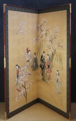 Tale of Genji 1970 gold art
